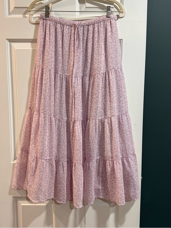 aerie Dresses & Skirts - aerie Pale Pink Tiered Maxi Skirt